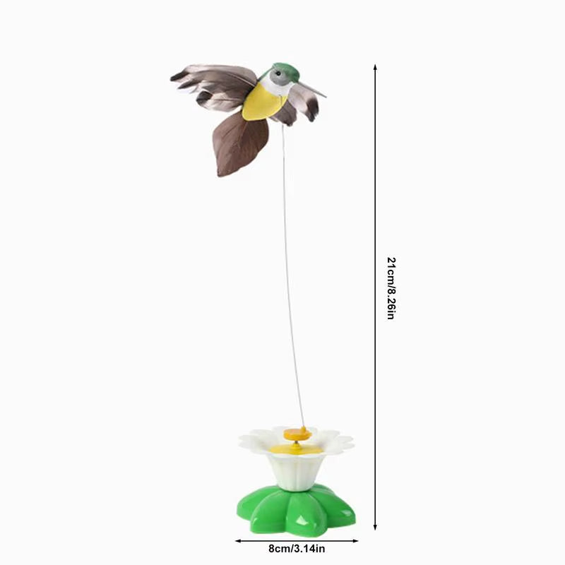 Automatic Electric Rotating Cat Toy Colorful Bird Animal Shape Plastic Funny Pet Dog Kitten Interactive Toys Pet Toys